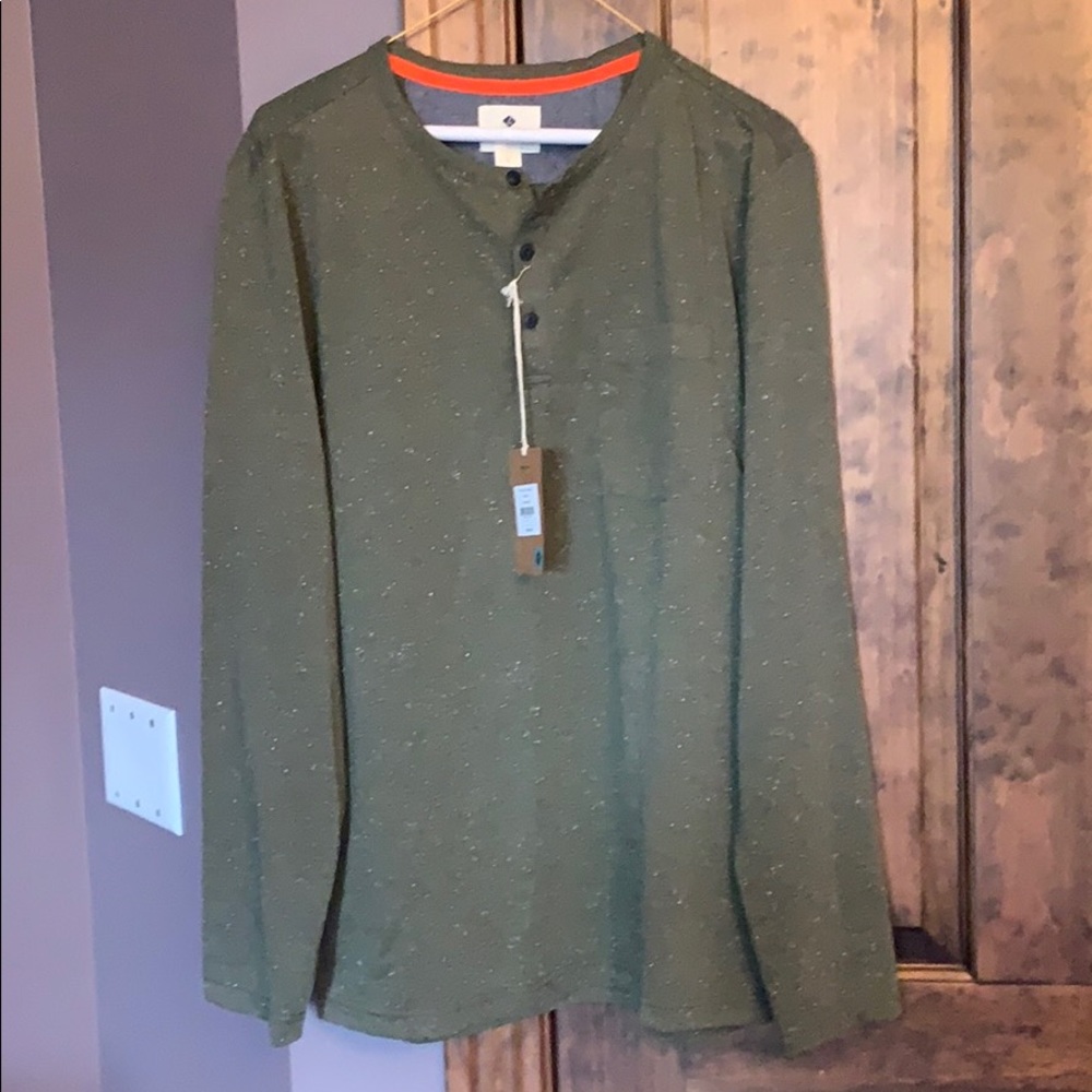 Sperry Neppy Jersey L/S Henley NWT